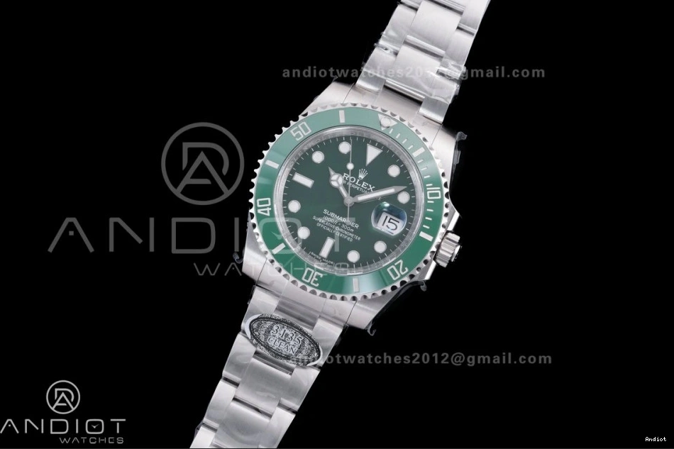 Bracelet Edition LV On 1:1 Submariner SS SA3135 Clean Green 904L 116610 Best Hulk Ceramic 0318